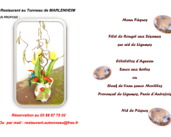 16 04 15 restaurant au tonneau menu paques
