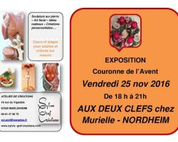2016 11 22 sylvie graf creations exposition de couronnes nordheim