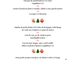 2016 12 09 restaurant a l arbre vert menu de noel