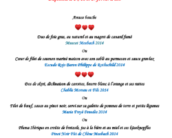 2017 02 07 restaurant l arbre vert menu st valentin
