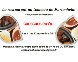 2017 10 26 restaurant au tonneau week end couscous marlenheim