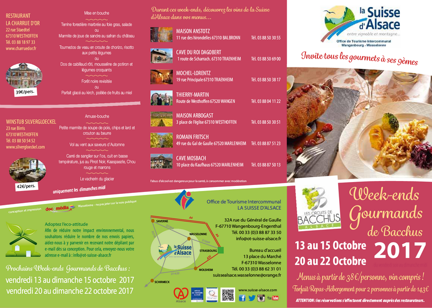 2017 10 octobre week end gourmand de bacchus