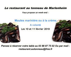 2018 01 15 restaurant au tonneau week end moules a volonte