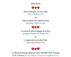2018 02 06 restaurant a l arbre vert marlenheim menu st valentin