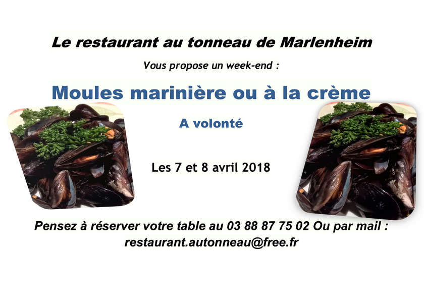 2018 03 07 restaurant au tonneau moules a volonte