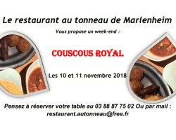 2018 10 25 restaurant au tonneau marlenheim week end couscous 2018