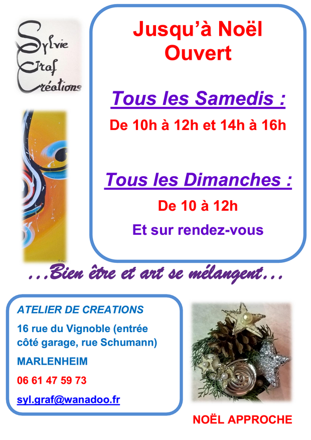 2018 12 03 sylvie graf creations portes ouvertes noel 2018