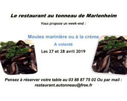 2019 03 08 restaurant au tonneau week end moules avril 2019