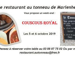 2019 09 26 restaurant au tonneau week end couscous a marlenheim