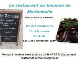 2019 10 11 restaurant au tonneau week end moules 2019