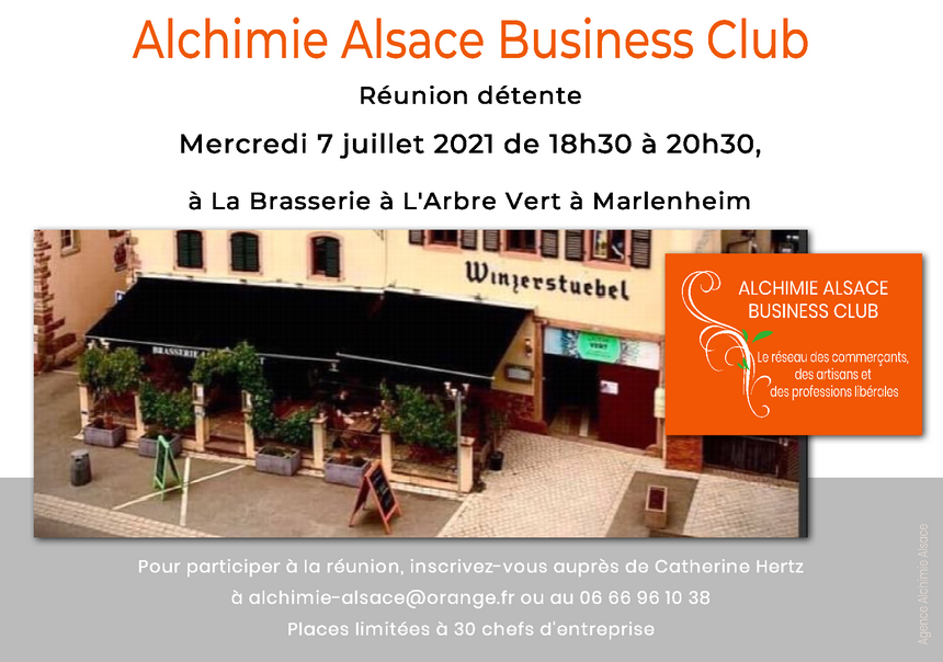 2021 07 07 reunion reseau alchimie alsace business club a marlenheim