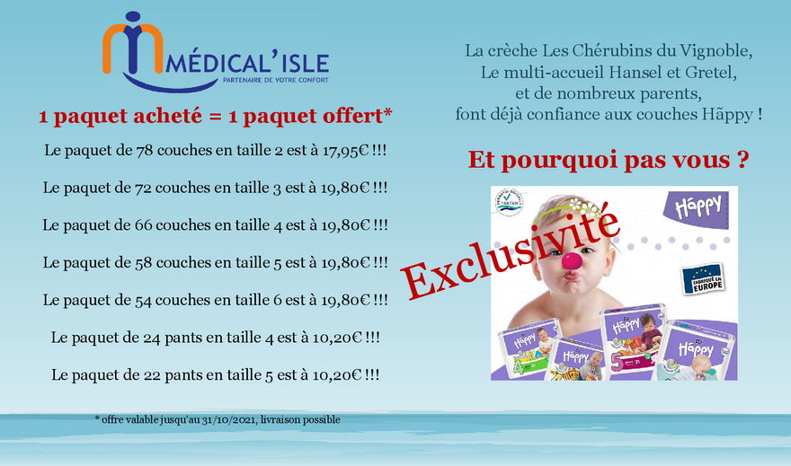 2021 10 31 medical isle offres speciales couches bebes octobre 2021 a marlenheim