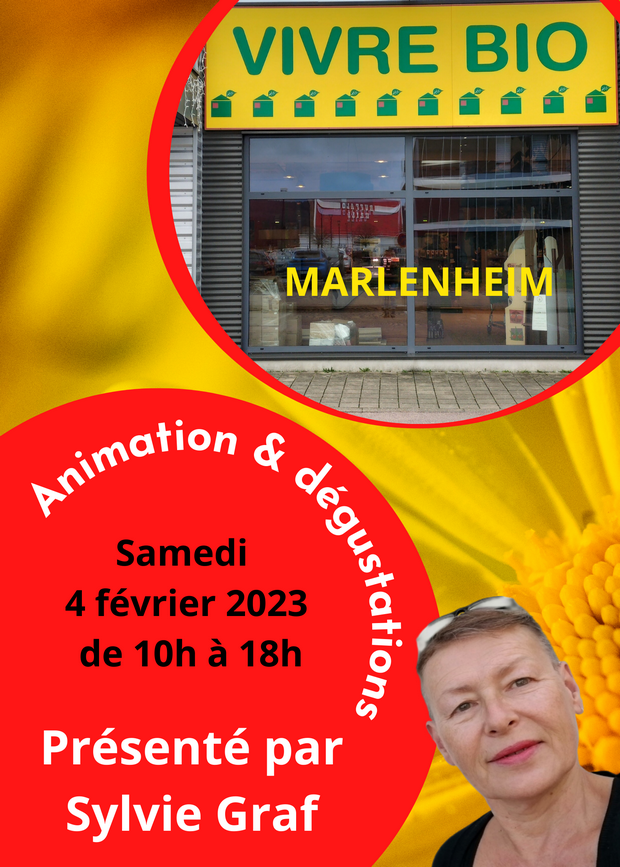 2023 02 04 sylvie graf animation et degustations vivre bio marlenheim