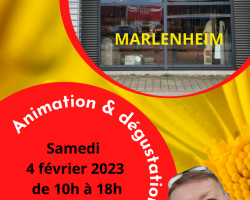 2023 02 04 sylvie graf animation et degustations vivre bio marlenheim