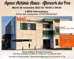2023 11 28 afterwork des pros novembre 2023 mas informatique marlenheim