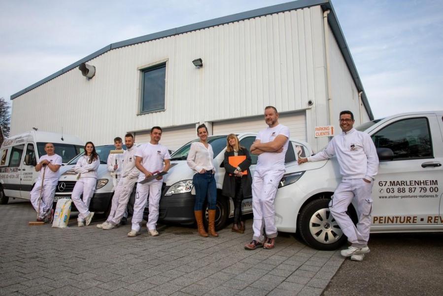 Atelier peintures et matieres a marlenheim equipe