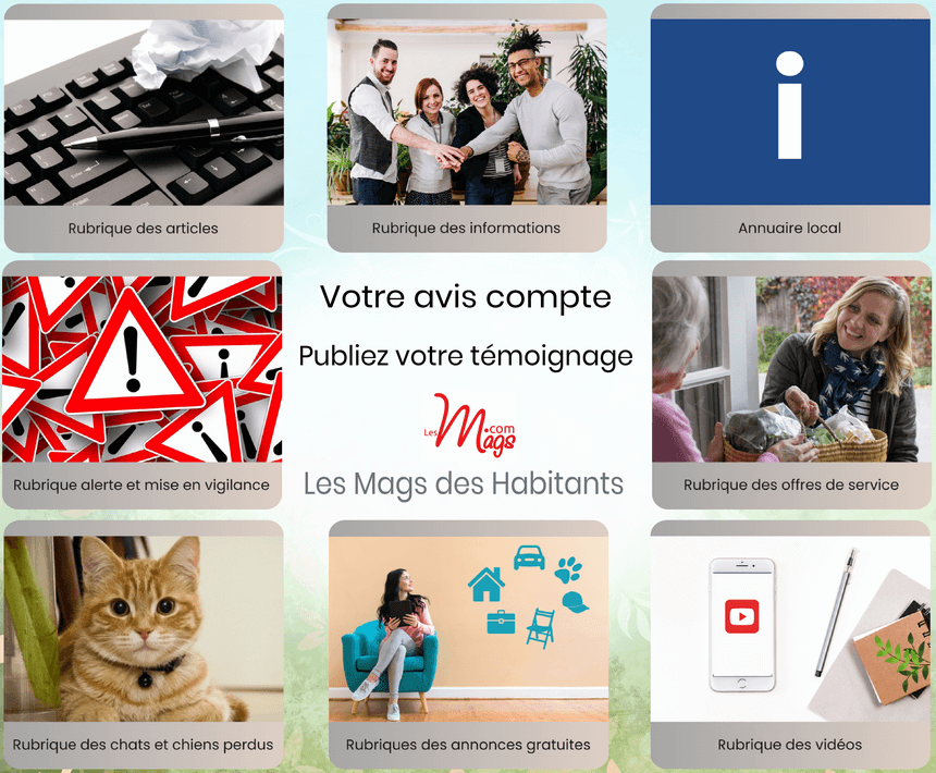 Votre avis compte les mags des habitants